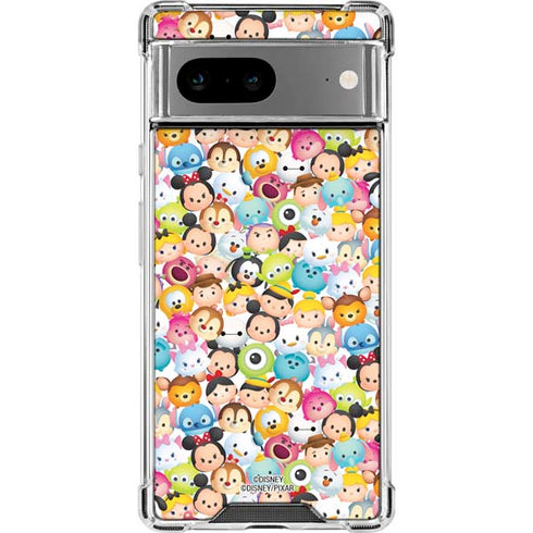 Disney Tsum Tsum Animated Characters Google Pixel 8a Clear Case